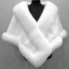 Imitated Mink Fox Fur Cape Coat Plus-sized Dress Shawl - Image 3