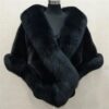 Imitated Mink Fox Fur Cape Coat Plus-sized Dress Shawl - Image 6