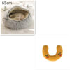2 In 1 Dog And Cat Bed Pet Winter Bed Round Plush Warm Bed House Soft Long Plush Pets Bed Pet Products - Image 4